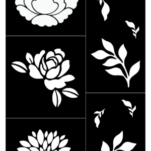 Henna Stencil Flower
