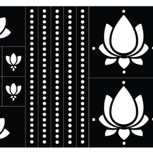 Henna Stencil Lotus
