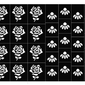 Henna Stencil Rose