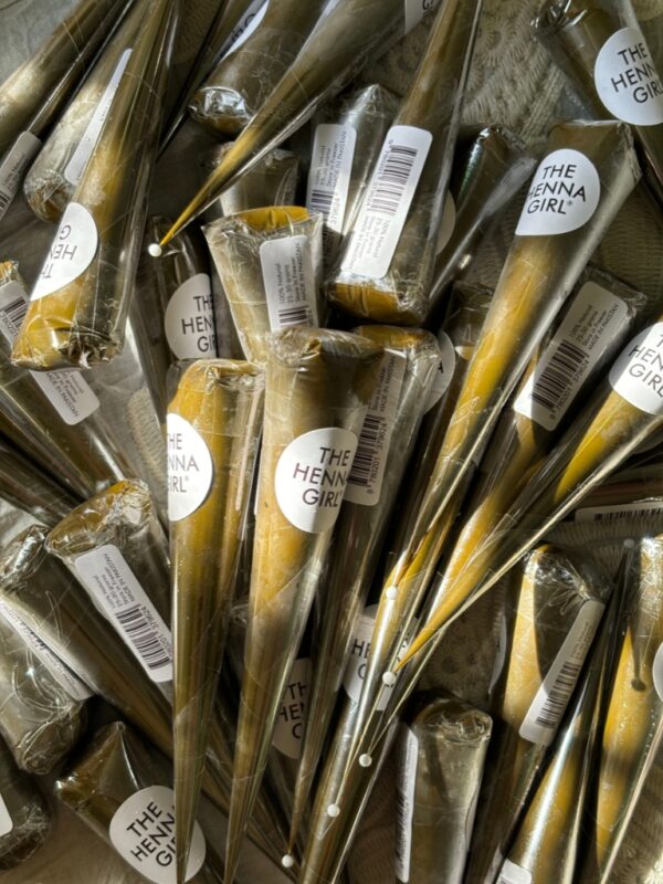 100% NATURAL HENNA CONES (Pack of five)