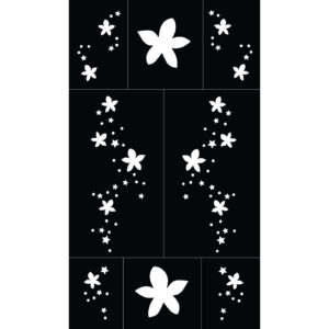Starry - Henna Stencil