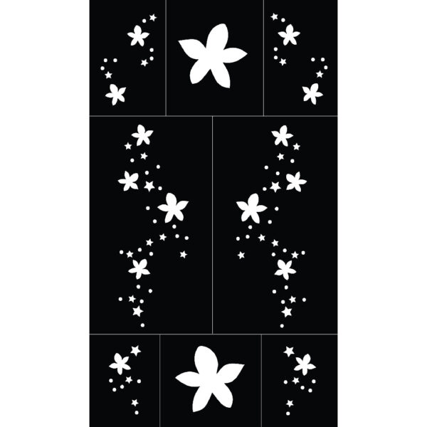 Starry - Henna Stencil